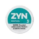 zyn menthol nicotine pouches 3mg