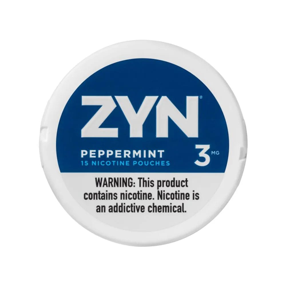 zyn peppermint nicotine pouches 3mg