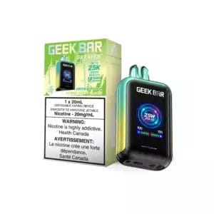 geek bar skyview 25k puff green apple ice