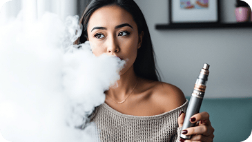 vaping girl