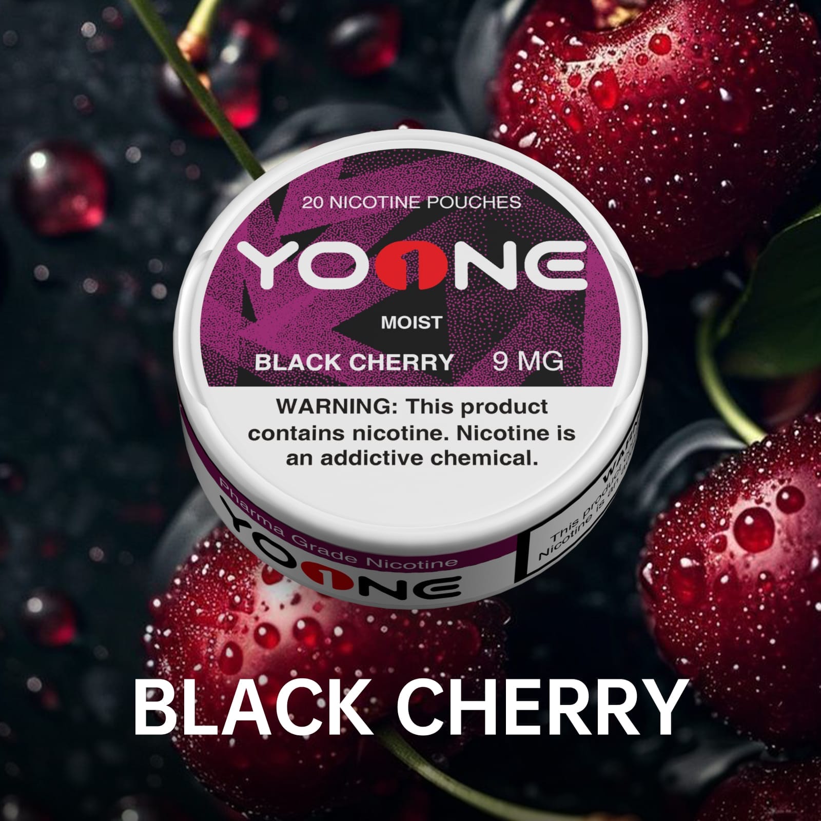 yoone blackcherry 9mg (moist)