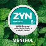 zyn spearmint nicotine pouches 6mg