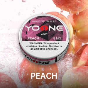 yoone peach 9mg (moist)