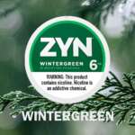 zyn spearmint nicotine pouches 6mg