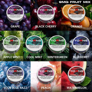 yoone pouches 9mg(fruit) mixed package(buy 5 get 5 free)7 fruits 3 mint